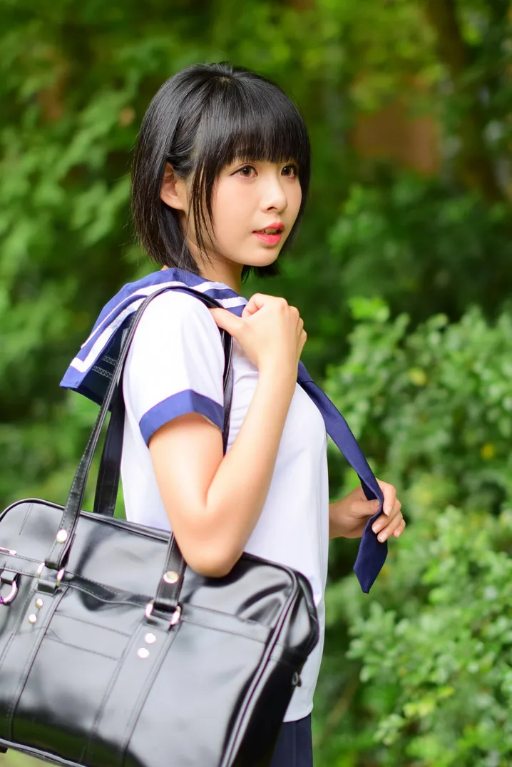 [Mzsock] NO.171 Hailin student uniform street photography#[73P]-29