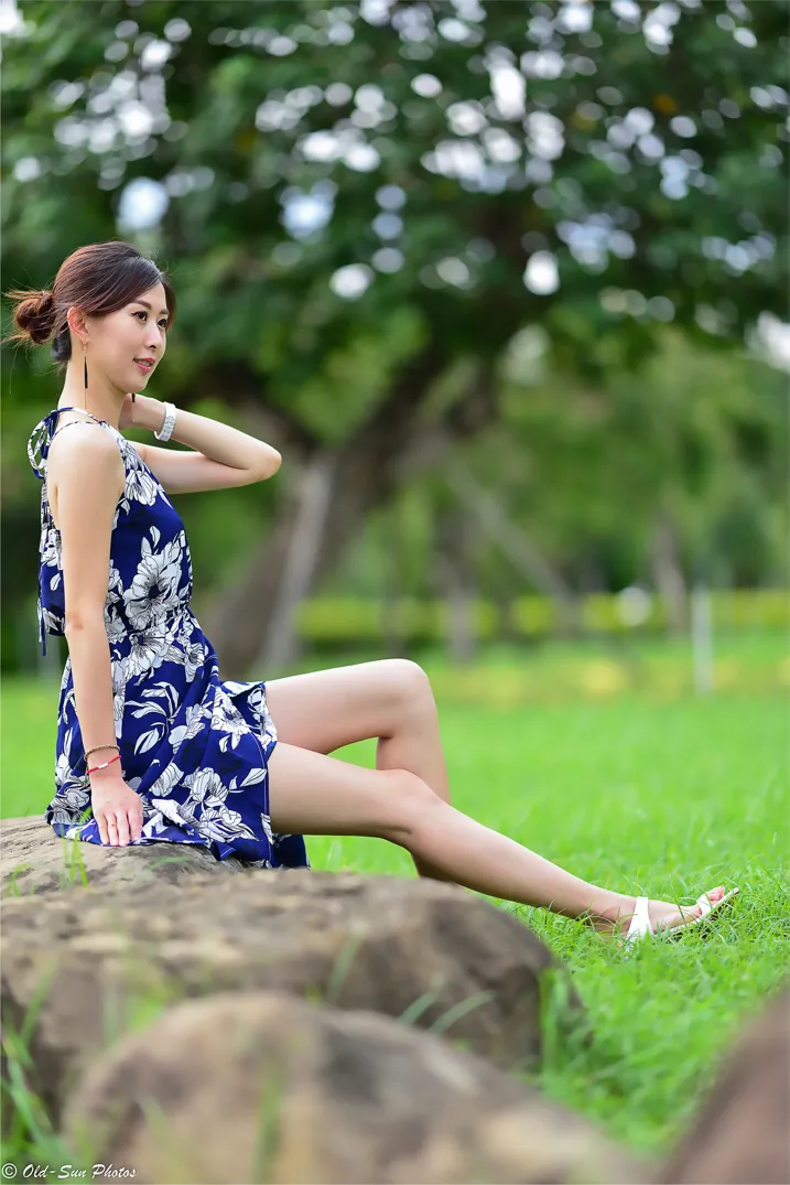 [Mzsock] NO.196 Zhao Tingting dress with cool and high legs street photography#[105P]-3